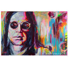 2 Ozzy Osbourne paintings for sale . Email me if interested at  reyfritsch@outlook.com ( I don't check my Facebook messages ) . If you want  to follow my art and progress closer