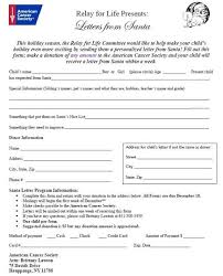 Looking for a donation letter template? Santa Letters To Help The American Cancer Society