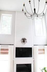 The shiplap fireplace wall adds a nice, subtle architectural interest without going overboard. Diy Shiplap Fireplace Tutorial Home And Hallow