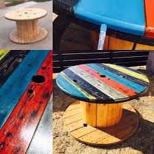 Refurbished Electrical Wire Spool Table Spool Tables Wire Spool Tables Wire Spool