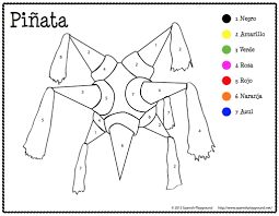 New Spanish Coloring Pages In Line Drawings With Spanish Coloring Pages Spanish Christmas Spanish Colors Spanish Lessons For Kids