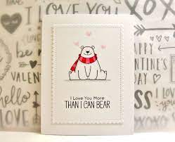 polar bear card polar bear love card polar bear anniversary etsy polar bear card bear card polar bear christmas cards