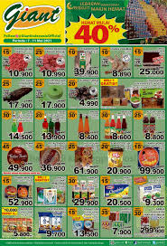 Bisnis ini mengusung format hypermarket dan menawarkan berbagai produk di. Katalog Promo Giant 8 11 Mei Borong Kebutuhan Lebaran Hemat Hingga 40 Persen Halaman All Warta Kota
