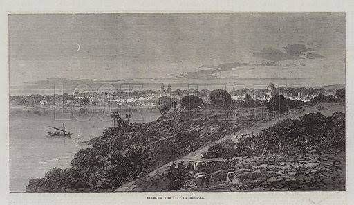 View of the City of Bhopal stock image | Look and Learn