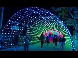 Busch Gardens Christmas Town Holiday Lights Tunnel Youtube Busch Gardens Christmas Town Light Tunnel Holiday Lights