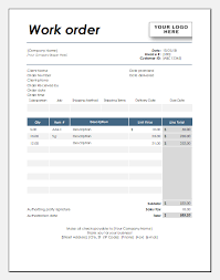 Work Order Tracker Templates For Ms Excel Excel Templates