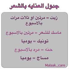 جدول العناية بالشعر hair care oils beauty recipes hair homemade hair treatments