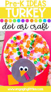 This Is A Perfect Fall Craft Idea For Kids Grab A Coffee Filter And Some Dot Art Markers To Make A Cute Preschool Activities Turkey Theme Coffee Filter Crafts