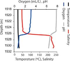 Chart Of Salinity Dissolved Oxygen Ph And Temperature With