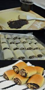 Yet put them together and they create the cutest little display for your christmas table! Quick Poppy Seed Rolls Dressert Nel 2019 Russian Pastries Russian Recipes E Dessert Recipes