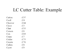 Library Of Congress Classification Ppt Download