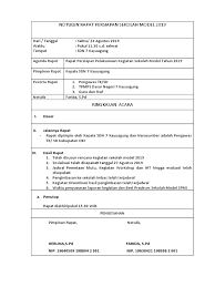 Contoh format 1 permohonan izin usaha perusahaan. Contoh Format Notulen Rapat Pdf
