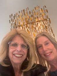Thursday night with Debbie Klein, Liz Elizabeth Stocker Donna showed up at  the art show . We are dinner then art show!! Fun night girls!! We had  Margaritas for dinner !!! That's