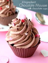 Easy Chocolate Mousse With Chocolate Cups Family Fresh Meals