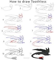 Wie Zahnlos Zeichnen Schritt Fur Schritt Como Dibujar Dragones Dibujo Paso A Paso Dibujo De Dragon