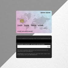 Bank Credit Debit Card Design In Light Color Debit Card Design Credit Card Design Card Design