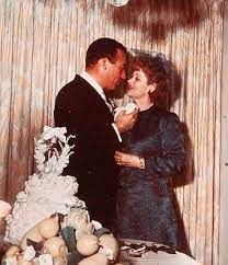 ♡ 𝓛𝓾𝓬𝔂 & 𝓖𝓪𝓻𝔂 ♡ •Lucille Ball and her second husband, Gary Morton,  are photographed on their wedding day in New York City, 1961. 💙 In 1960,  Ball was recently divorced from