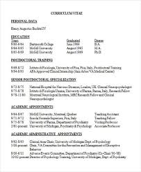 57 For Medical Curriculum Vitae Samples Resume Format