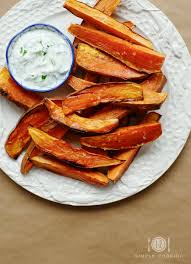 More new recipes for sweet potato fries. Baked Sweet Potato Fries 1 2 Simple Cooking