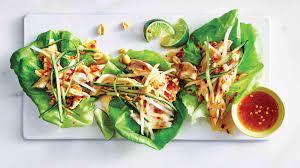 Sweet And Sour Chicken Lettuce Wraps