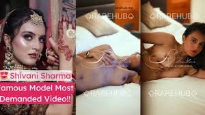 Famous Indian Model Shivani Sharma Teases As She Flaunts Her Boobs In Bed  - Naijapornsite
