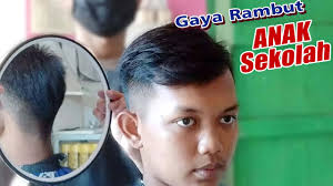 Check spelling or type a new query. Gaya Rambut Anak Sekolah Sma Undercut With Pompadour Youtube