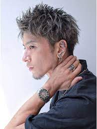 アクシー 渋谷店 axy ワイルドツーブロックグランジアップショート 髪色 メンズ ツイストパーマ メンズ メンズヘアカット
