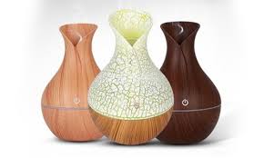 2 In 1 Luftbefeuchter Und Duftlampe In Holzoptik Und In Der Farbe Nach Wahl