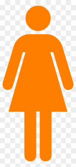 Browse our female bathroom symbol images, graphics, and designs from +79.322 free vectors graphics. Orange Female Symbol Clip Art At Clker Com Vector Clip Girl Bathroom Sign Free Transparent Png Clipart Images Download