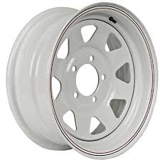 Work lights trailer structural trailer ceilings trailer floors trailer roofs trailer walls trailer tires & rims spare tire mounts tires & rims wheel accessories trailer towing hitch balls plugs & harnesses towing safety trailer hitches & receivers. Carlisle Steel Custom Spoke Trailer Wheel With Valve Stem 15x6 0 5 Hole R 155cs Tsc At Tractor Supply Co