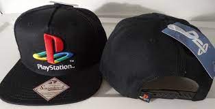 Sony Playstation Logo Video Game Snap Back Black Hat Nwt Playstation Baseballcap Playstation Logo Sony Playstation Logo Playstation