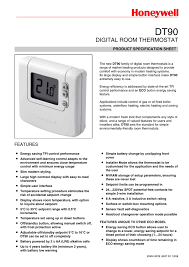 While many programmable thermostats house the batteries on the portion of the thermostat mounted to the wall, some nonprogrammable models feature a battery compartment that can be completely removed from the thermostat. Honeywell Digital Thermostat Spec Sheet Manualzz
