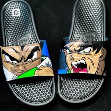 Rated 5 out of 5 by perla f from dragonball z slides these are awesome! Dbz Nike Slides The Custom Movement