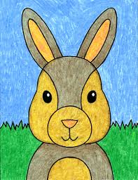 The smiling face of the bunny will bring instant joy in the face of young kids coloring this free easter printable coloring page. How To Draw A Bunny Face Stella Maris Creche And Daycare Center