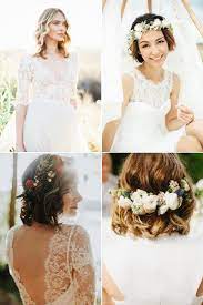 Gather the top half into a loose fishtail braid for a regal look. Pin On Wedding Bob