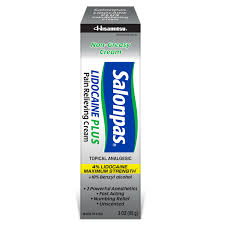 Salonpas Lidocaine Plus Pain Relieving Cream, 3 Ounce Tube - Walmart.com