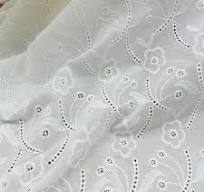Usine OEM ODM Tissu Voile avec Bord Scallopé Tissu en Coton ...