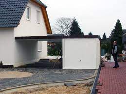 The carport and garage handing can be swapped to move carport to the right and garage to the left if that works better for you. Kombination Aus Garage Und Carport In Berlin Und Brandenburg