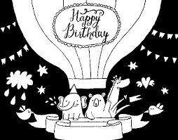 Tarjetas De Cumpleaños Para Colorear