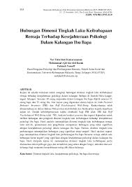 Sudah dua hari saya lihat ibu tidak sempat mandi. Pdf Hubungan Dimensi Tingkah Laku Keibubapaan Remaja Terhadap Kesejahteraan Psikologi Dalam Kalangan Ibu Bapa Muhammad Ajib Abd Razak Academia Edu