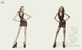 Campanha Compara Modelos Anorexicas A Croquis