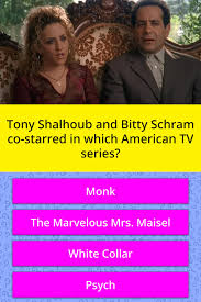  Tony Shalhoub And Bitty Schram Trivia Questions Quizzclub
