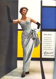 barbara goalen barbara goalen wearing hardy amies in a celanese ad as seen in hardy amies fashion 1950 fashion