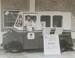 We Deliver 1960 S Us Postal Service African American Mobile Post Office Snapshot Photograph Free Postale Et Vehicule