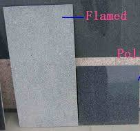 G654 China Nero Impala /Padang Dark Grey Granite Tile Polished/Flamed  /Honed /Bushhammered for Flooring/Wall Tile/Bathroom/Outdoor Paving Stone  Coarse ...