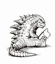 Printable godzilla coloring pages for kids | great coloring pages. Godzilla Coloring Pages Print Monster For Free