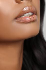 Talking In Circles Lip Ring Gold Lip Jewelry Lip Ring Lip Piercing