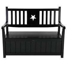 Corliving miramar hardwood outdoor bench in cinnamon brown. Outdoor Storage Benches Outdoor Storage The Home Depot