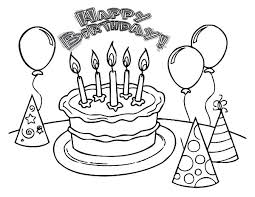 Greeting birthday party lettering with celebration hand drawn elements, decorative invitation card set. Birthday Balloon Coloring Pages Www Robertdee Org