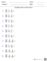 Have your students solve the problems and write their answers in the space provided. Fractions Worksheets Printable Fractions Worksheets For Teachers Fractions Worksheets Math Fractions Worksheets Math
